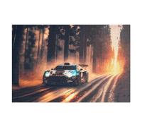 75x50cm/1000pcs Puzzles pour Adultes Racing Through The Forest at Sunset Puzzles pour Adolescents Jeux Relaxants Anti-Stress Difficiles Et Stimulants 75x50cm/1000pcs
