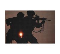 75x50cm/1000pcs Puzzles pour Adultes Special Operation Forces Puzzles pour Adolescents Jeux Relaxants Décoration Murale Cadeaux Uniques pour Anniversaire Et Noël 75x50cm/1000pcs