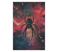 75x50cm/1000pcs Puzzles pour Adultes Spider Silhouette Galaxy Puzzle pour Adultes Jeu Manuel Une Œuvre d'art Cadeaux Uniques pour Anniversaire Et Noël 75x50cm/1000pcs