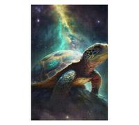 75x50cm/1000pcs Puzzles pour Adultes Turtle in Space Jeux De Puzzle Relaxants Analyse Et Logique Cadeaux Uniques pour Un Anniversaire Et Noël 75x50cm/1000pcs