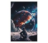 75x50cm/1000pcs Puzzles pour Adultes Watching Cosmos Puzzle pour Adultes Jeu Manuel Une Œuvre d'art Cadeaux Uniques pour Anniversaire Et Noël 75x50cm/1000pcs