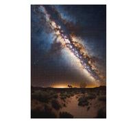 75x50cm/1000pcs Puzzles The Milky Way Galaxy Core Puzzles pour Adultes Jeux De Détente Décoration Parfaite Cadeaux Uniques d'anniversaire Et De Noël 75x50cm/1000pcs