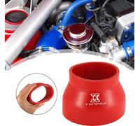 76-102mm 2.99"-4.02" Diamètre Interne Droit Silicone Tuyau Tube Rouge pour Voiture
