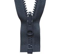 YKK Fermeture éclair réversible, n° 560 bleu marine foncé, longueur 76 cm