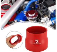76-89mm 2.99"-3.5" Diamètre Interne Droit Silicone Tuyau Tube Rouge pour Voiture
