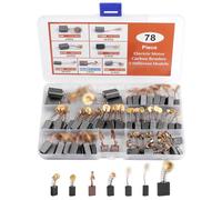 76 Pièces Balais de Charbon Machine Electrique+2 Balais Charbon pour MAKITA | UYUYong Brosses de Carbone Ponceuses Balais deCharbons Moteur Dureté Elevée, pour Meuleuse Scies D'angle etc-7 Tailles