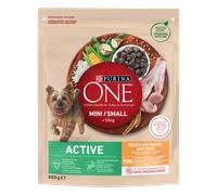 PURINA ONE Mini Active Poulet, Riz - Croquettes pour chiens - 800g