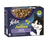 Purina Felix Sensations Nourriture pour Chat Dinde Agneau 12 x 85 g