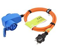 76222 Rallonge 3G2,5mm² 1,5m caoutchouc orange Nombre de prises : 2 GOOBAY