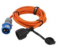 76224 Rallonge 3G2,5mm² 5m caoutchouc orange Nombre de prises : 2 GOOBAY