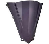 7631 - pare-brise de course double bulle compatible avec kawasaki ninja h2 2015-2021 COULEUR FUMÉ FONCÉ