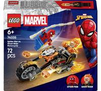 LEGO ǀ Marvel 76335 Spider-Man et sa Moto contre Ghost Rider - Jouet