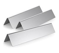 7635 Flavorizer Barres Acier Inoxydable pour Barbecue à Gaz Weber Spirit 200 Series (Avec C ontrôle Frontal),38,9 x 8,9 x 6,8 cm Couvercle de brûleur Pièces de rechange pour Spirit E210 S210 (7635SS)