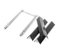 通用 7635 Flavorizer Bars & 69785 Burner Tubes Pièces de Rechange pour Weber Spirit 200 Series, Spirit I & II E210/220 S210 S220 (Up Front Control), Aroma Bars Burner Remplacement pour Spirit 200