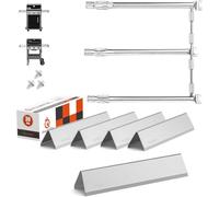 7636 Flavorizer Bars & 69787 Brûleurs pour Weber Spirit 300 Spirit E310 E320 E330 S310 S320 S330 (avec boutons de commande frontaux), pièces de rechange pour barbecue Weber Spirit II//LX 310