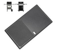 7637 Plancha réversible en fonte 44,5 × 26 cm pour Weber Spirit E210, E215, E220, S210, S215, S220 compatible Spirit 200 & GS4 Spirit II E/S 210, 220, 215