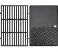7638 Grille et plaque en fonte 44,5 cm pour Weber Spirit 300 & Spirit II 300, Spirit E/S-310 E/S-320 E/S-330, compatibles Spirit 700 900, Genesis Silver/Gold/Platinum B & C
