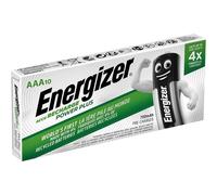 [7638900416985] ENERGIZER Pack 10 Piles Rechargeables Power Plus HR03 AAA 700mAh