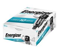 [7638900423365] ENERGIZER Pack 20 Piles Alcalines Max Plus LR20 D 1,5V