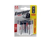 [7638900426908] ENERGIZER Bkister Piles Alcalines Max LR6 AA BL4+2