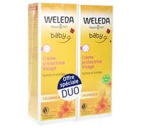 Weleda Baby Duo Crème Protectrice Visage Calendula 2x50ml