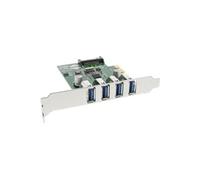 InLine Carte et adaptateur d'interfaces PCIe USB 3.0 76661C – Interne 5 Gbit/s