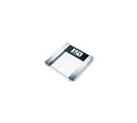 Beurer Pèse-personne impédancemètre BG17 en verre portée 150 kg électronique Gris/Silver/Black/Clear