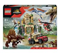 LEGO Jurassic World 76976 Mission Aérienne avec le Spinosaure et le Quetzalcoatlus - Jeu