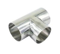 76mm 3" O/D 304 Stainless Steel Weld Tee Connector Pipe Fitting