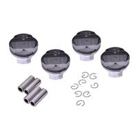 76mm 76,25 mm 76,5 mm 76,75 mm 77 mm Kit de piston STD 25 50 75 100 17 mm 4 Ensembles compatibles avec des moteurs de moto de 1000 cm3.(4x 0.50 Piston)
