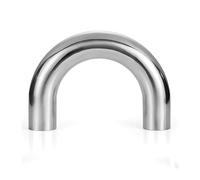 76mm OD Butt Weld 180 Degree Bend SUS304 Stainless Pipe Fitting Connector