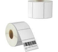 76mmx51mm(3 inx2 in) Perforées Étiquettes Thermiques pour Usage Multiple et Expédition Compatible avec les imprimantes Zebra et autres [2 Rouleaux/1500 Étiquettes]