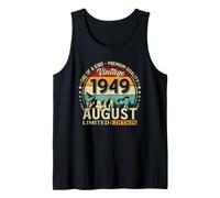 77 Ans Anniversaire Homme Cadeau Août 1949 Vintage Débardeur