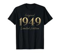 77 Ans Anniversaire Homme Cadeau Août 1949 Vintage T-Shirt Graphique avec Valeur