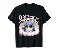 77 Jours Depuis la dernière Fois Que Je me suis Fait Caca Meme T-Shirt