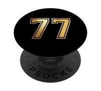 77, numéro Soixante-dix-Sept, Correspondance Graphique Entre Les Sports d'équipe et Les universités PopSockets PopGrip Adhésif