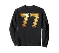 77, numéro Soixante-dix-Sept, Correspondance Graphique Entre Les Sports d'équipe et Les universités Sweatshirt