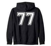 77, numéro Soixante-dix-Sept, Sports d'équipe, Correspondance Graphique, Varsity Sweat à Capuche