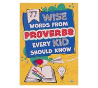 77 Wise Words From Proverbs Every Kid Should Know, Activity Book, Ages 5-8