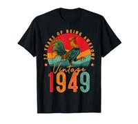 77 Year Old Chicken Vintage 1949 Farmer 77th Birthday Party T-Shirt