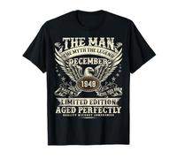 77 Year Old Legend Were Born in December 1948 Anniversaire T-Shirt