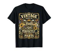 77 Year Old Made in 1949 Retro Floral 77th Birthday Women T-Shirt