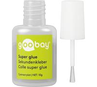 [77017-5] Goobay Lot de 5 Flacons Super glue Cyanoacrylate 10g avec pinceau