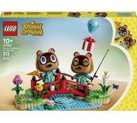 LEGO Animal Crossing 77059 Promenade avec Méli et Mélo - Jouet Gaming Tanuki dès 10 ans