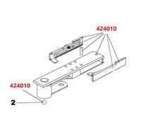 770n - bras et debrayage moteur - FAAC 424010