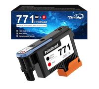 771 Tête d'impression pour HP 771 Tête d'impression CE017A Compatible pour HP Designjet z6200 z6600 z6800 26100(Noir Mat/Rouge Chromatique)