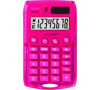 77234P Calculatrice de poche 8 chiffres solaire/pile Rose