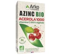 77271 Arkopharma Azinc Naturel Acerola 1000 Bio 30 Comprimés