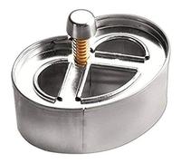[774505] IBILI Emporte Pièce Brezel avec ejecteur inox 4,5 cm x 6,5 cm