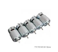 775/795/895 electronic starter 12V 24V Front Ball Bearings Carbon Brush DC electronic starter High Power High Torque for DIY Table Saw Drill Power Tools CZAOINCU(MOTOR AND BRACKET_895 ROUND SHAFT)